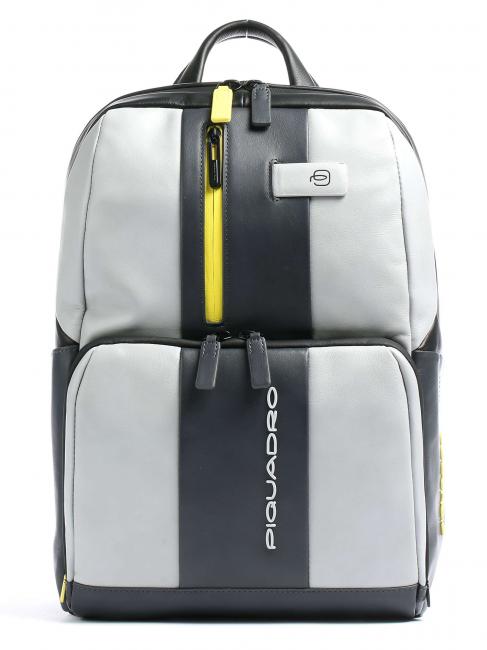 PIQUADRO Rucksack URBAN, 14 "PC-Halter Grau - PC-Rucksäcke