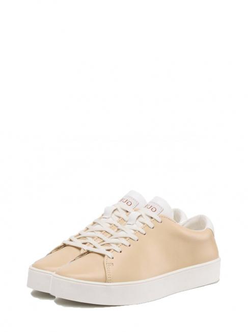 GUESS patricia sneaker in Haut Sneaker aus Leder BEIGE - Damenschuhe