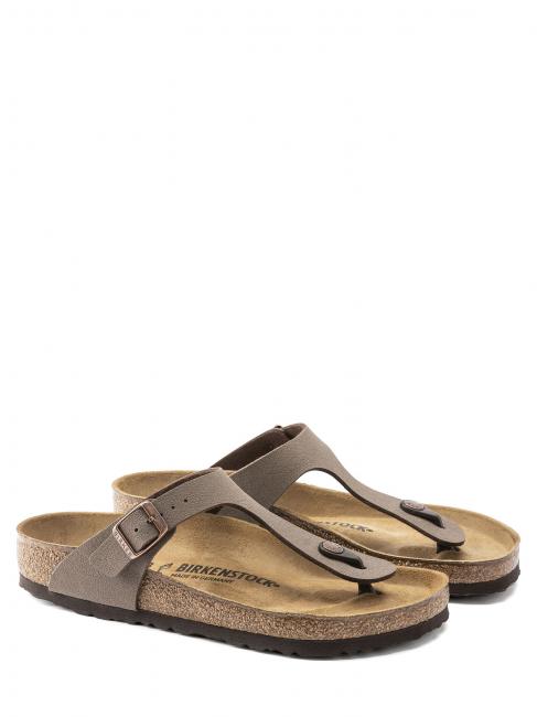 BIRKENSTOCK GIZEH BIRKO-FLOR  Zehenstegsandale Mokka - Schuhe Unisex