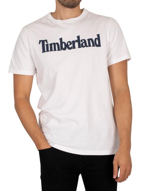 TIMBERLAND KENNEBEC LINEAR Baumwoll t-shirt Weiß - Herren-T-Shirts