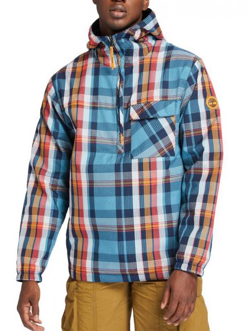 TIMBERLAND FIELD TRIP PLAID Wendejacke mit Kapuze adria / blau / yd - Herrenjacken