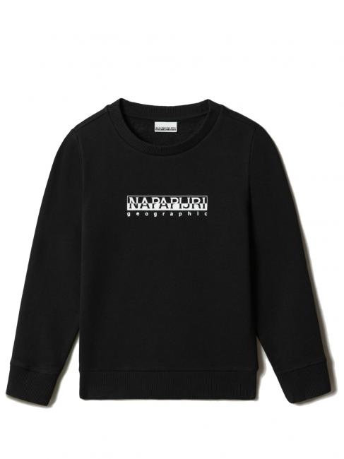 NAPAPIJRI KIDS b-box c felpa girocollo cotone Crewneck sweatshirt schwarz 041 - Sweatshirts Kinder