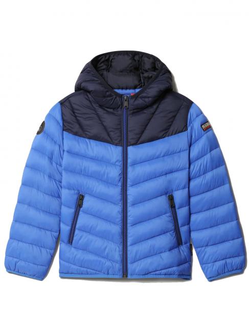 NAPAPIJRI k aerons h 1 giacca Hooded jacket blau blendend - Kinder Jacken