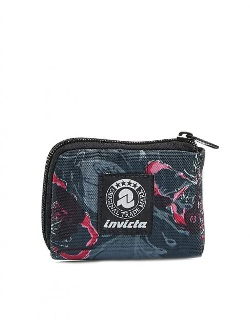 INVICTA Portamonete con zip  DUNKLE BLÜTE - Brieftaschen Herren