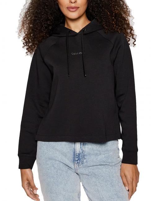 CALVIN KLEIN METALLIC MICRO LOGO Kapuzenpullover Ck Schwarz - Sweatshirts Damen