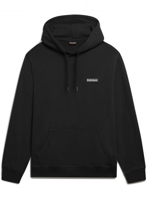 NAPAPIJRI B-MORGEX Kapuzenpullover und Mikrologe aus Baumwolle schwarz 041 - Sweatshirts Herren