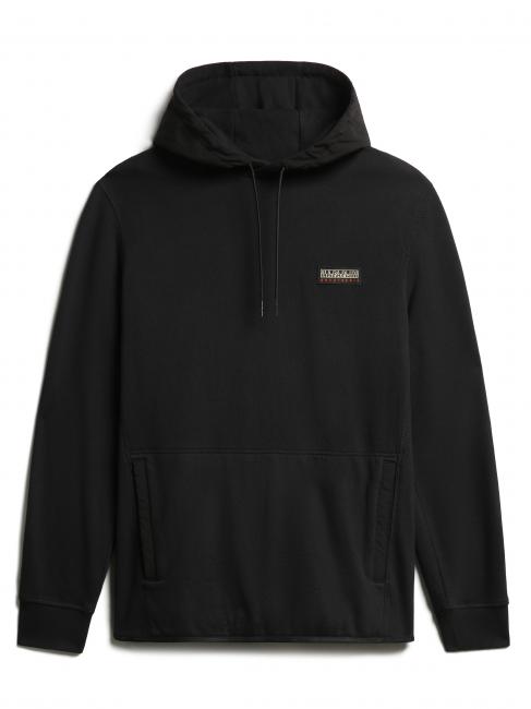 NAPAPIJRI B-VENS Kapuzenpullover und Mikrologe aus Baumwolle schwarz 041 - Sweatshirts Herren