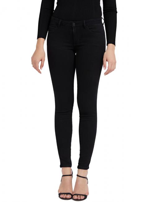 GUESS CURVE X Enge Stretch-Jeans trage schwarz - Damenjeans