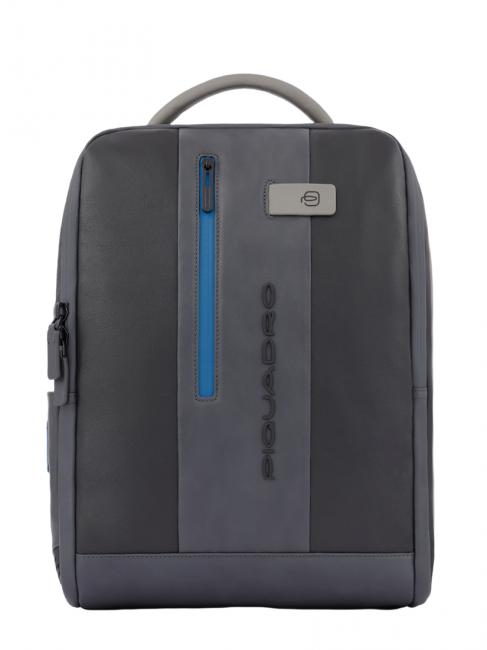 PIQUADRO Rucksack URBAN, 15,6 "PC-Halterung, mit Diebstahlsicherung schwarz grigiongr - PC-Rucksäcke