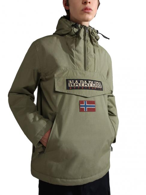 NAPAPIJRI RAINFOREST POCKET 2 Anorakjacke mit Taschen grüne Flechte - Damenjacken