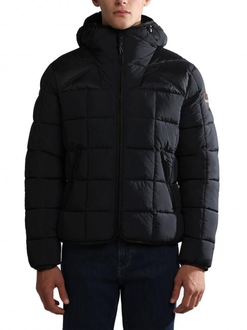 NAPAPIJRI ARIEL 1 Steppjacke mit Kapuze schwarz 041 - Daunenjacken für Herren