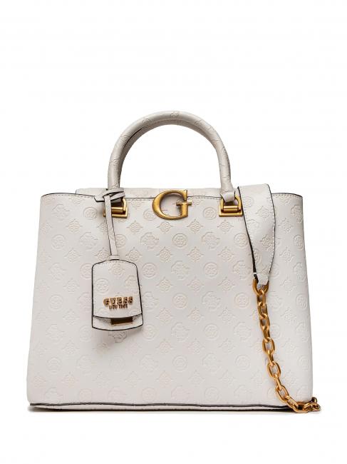 GUESS G VIBE CARRYALL Handtasche mit Schulterriemen Stein-Logo - Damentaschen