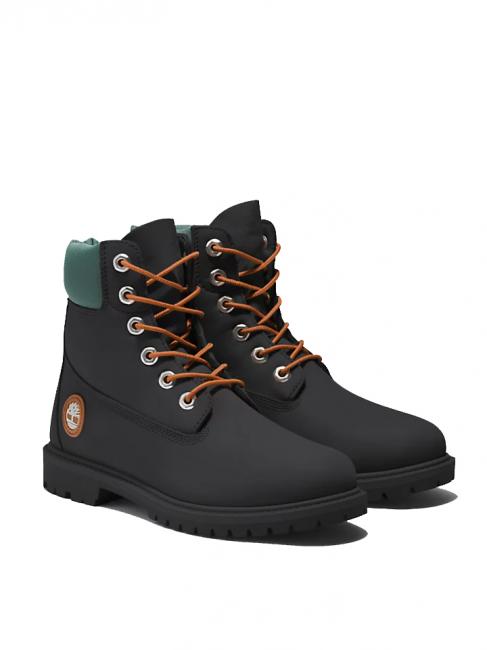 TIMBERLAND HERITAGE 6 INCH Gepolsterte Stiefeletten PECHSCHWARZ - Damenschuhe