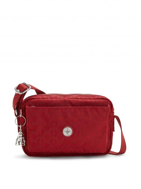 KIPLING ABANU S Mini-Schultertasche Unterschrift rot - Damentaschen