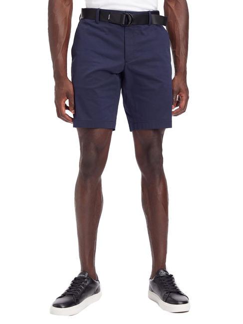 CALVIN KLEIN MODERN TWILL Baumwoll-Shorts, schmale Passform Nachthimmel - Hosen Herren