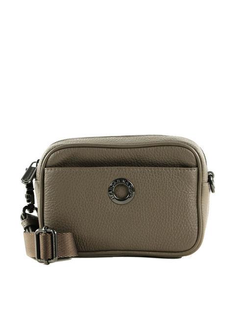 MANDARINA DUCK MELLOW Mini-Kameratasche aus Leder Ton - Damentaschen