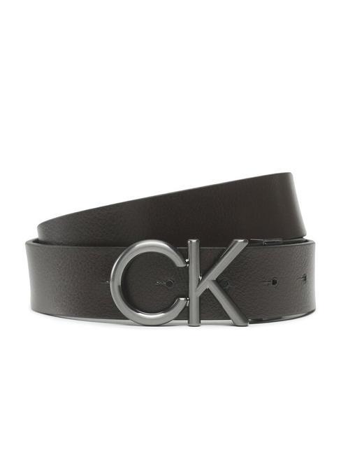 CALVIN KLEIN CK METAL BOMBE REV Doubleface-Ledergürtel ckschwarz - Gürtel