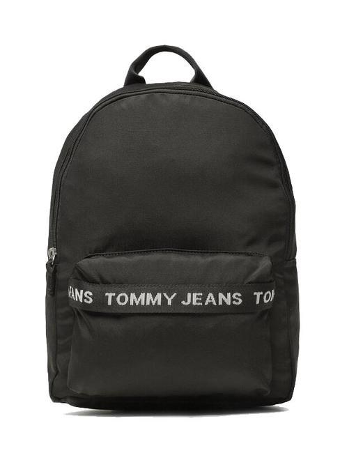 TOMMY HILFIGER ESSENTIAL Mittlerer schlanker Rucksack Schwarzmono - Damentaschen