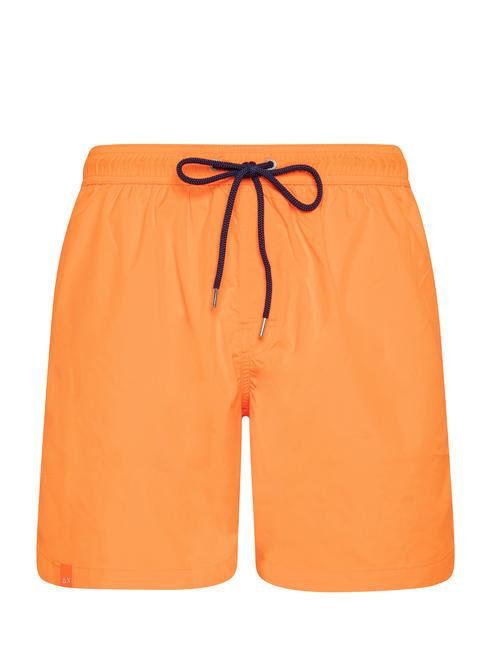 SUN68 PACKABLE Badeanzug fluoreszierendes Orange - Herrenbadehosen