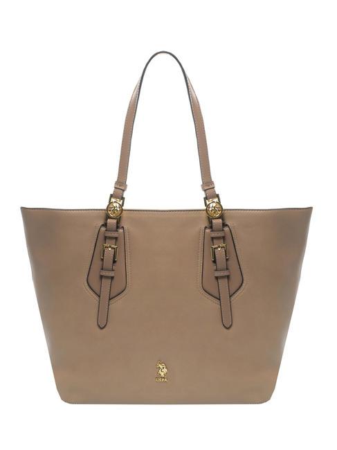 U.S. POLO ASSN. FOREST Einkaufstasche leichtes Taupe - Damentaschen