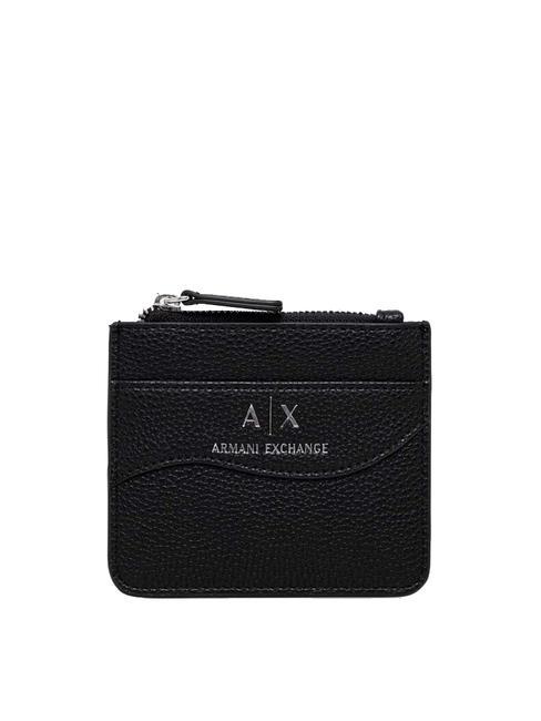 ARMANI EXCHANGE A|X Kartenhalter mit Reißverschluss Schwarz - Brieftaschen Damen