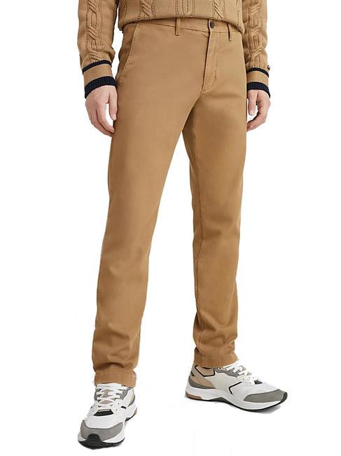 TOMMY HILFIGER DENTON STRAIGHT FIT Hose aus Baumwolle Landschaft khaki - Hosen Herren