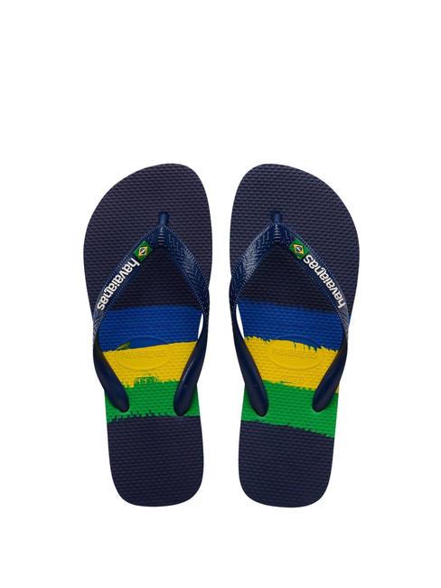 HAVAIANAS BRASIL TECH Flip-Flops Navy blau - Schuhe Unisex