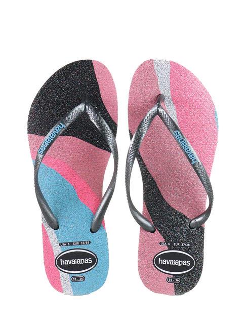 HAVAIANAS PALETTE GLOW Flip Flops SCHWARZ - Damenschuhe