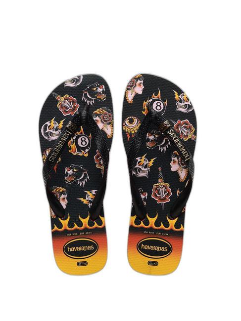 HAVAIANAS TOP TRIBO Flip Flops rubinrot/schwarz - Herrenschuhe