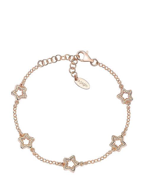 AMEN COCCOLE Rosévergoldetes Armband mit Sternen Rose - Armbänder