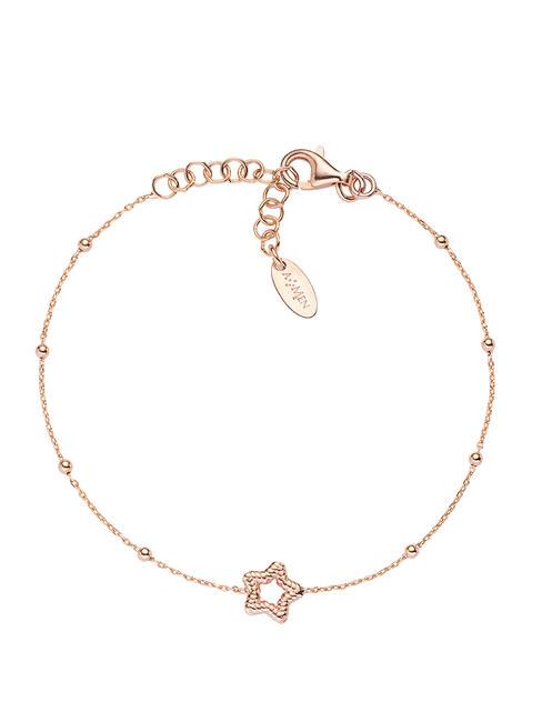 AMEN COCCOLE Dünnes Sternarmband aus Roségold Rose - Armbänder