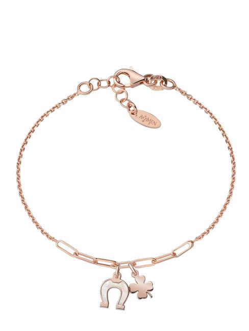 AMEN LE MADREPERLE Armband aus weißem Perlmutt Rose - Armbänder