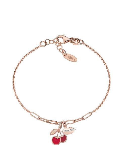 AMEN LE MADREPERLE Armband aus rotem Perlmutt Rose - Armbänder