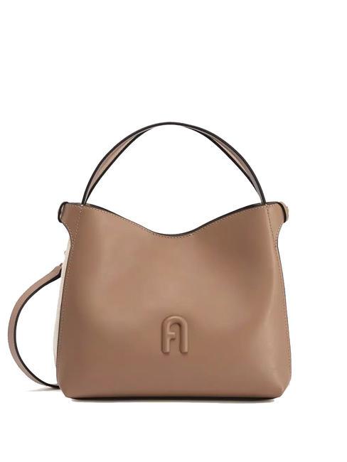 FURLA PRIMULA Zweifarbige Handtasche grau - Damentaschen