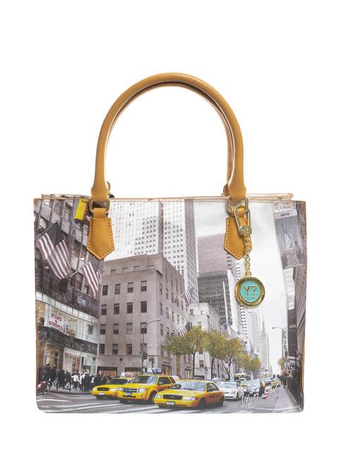 YNOT YESBAG Tragetasche mit Schlüsselring New Yorker Streetstyle - Damentaschen