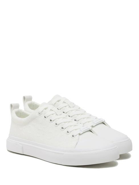 CALVIN KLEIN CK JEANS VULC Mono-JQ-Sneaker weißes Mono - Damenschuhe