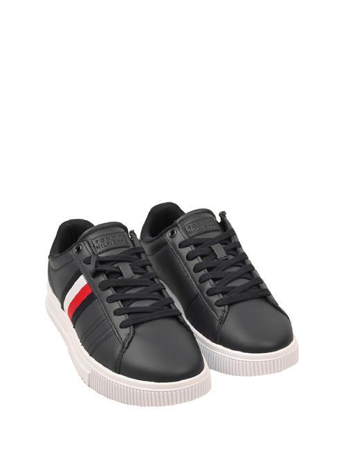 TOMMY HILFIGER SUPERCUP Ledersneaker Wüstenhimmel - Herrenschuhe