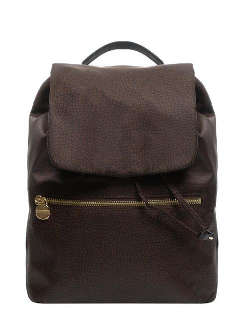 BORBONESE ECO M Rucksack dunkelbraun/schwarz - Damentaschen