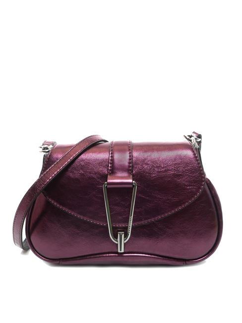 COCCINELLE HIMMA Clutch aus laminiertem Leder Fruchtfleisch rosa - Damentaschen