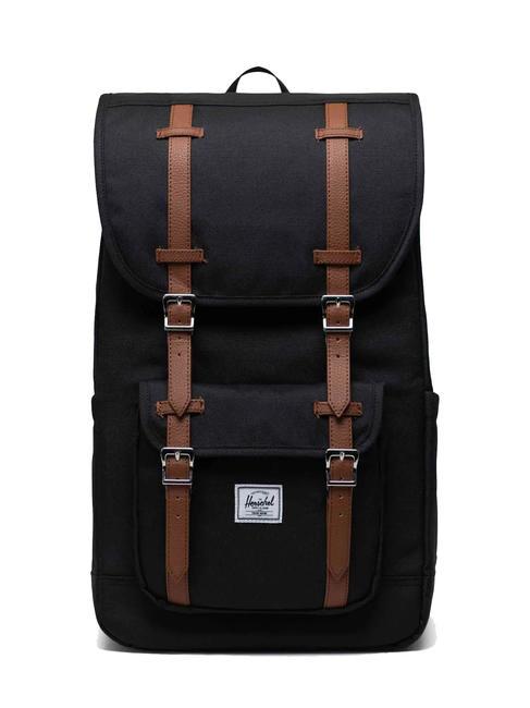 HERSCHEL LITTLE AMERICA  Rucksack in Standardgröße SCHWARZ - Rucksäcke für Schule &amp; Freizeit