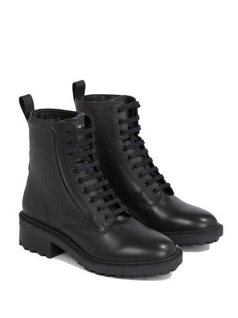 TOMMY HILFIGER FEMININE ESSENTIAL Stiefeletten aus Leder SCHWARZ - Damenschuhe