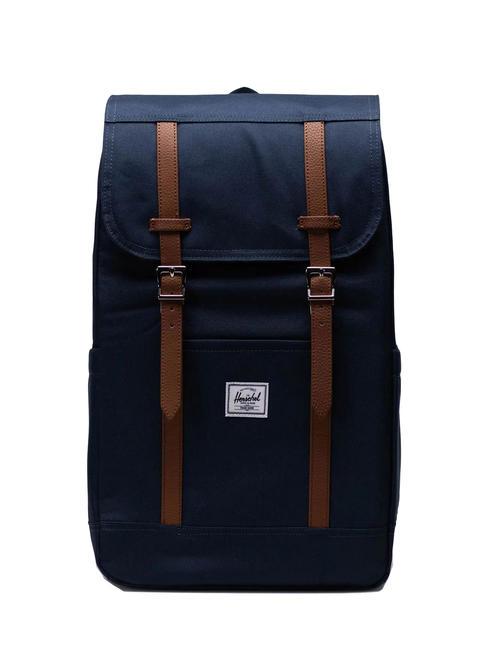 HERSCHEL RETREAT Rucksack marinebraun - Rucksäcke für Schule &amp; Freizeit