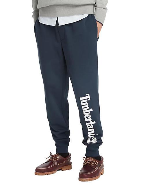 TIMBERLAND LINEAR LOGO REGULAR Jogger dunkles Saphirweiß - Sportanzüge für herren