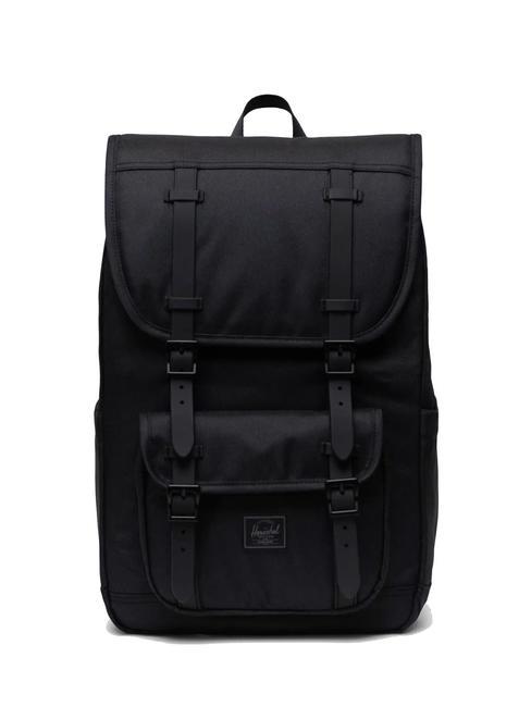 HERSCHEL LITTLE AMERICA MID Mittelgroßer Rucksack Schwarzton - Rucksäcke für Schule &amp; Freizeit