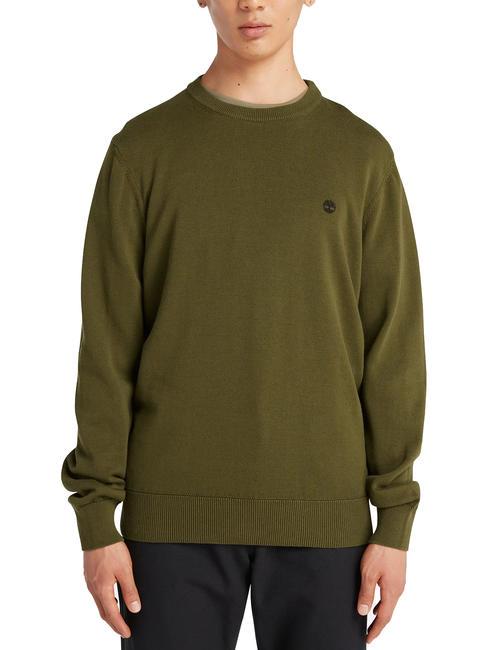 TIMBERLAND WILLIAMS RIVER Pullover mit Rundhalsausschnitt dunkeloliv - Herrenpullover