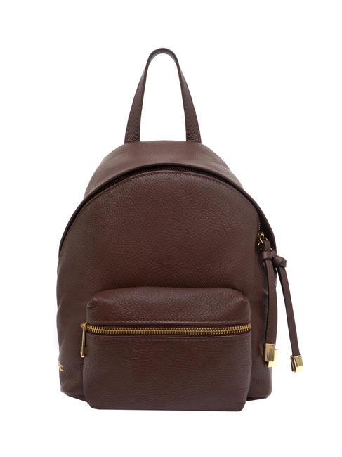 LESAC VANESSA Dollar-Rucksack aus Leder Mokka - Damentaschen