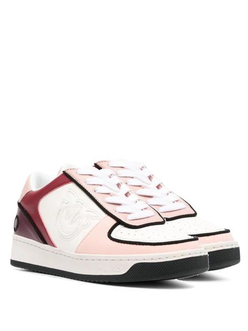 PINKO JOLIET Turnschuhe weiß/rosa/rot - Damenschuhe