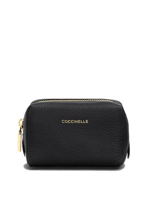 COCCINELLE TRAVEL Kulturbeutel aus Leder Schwarz - Beauty-Case