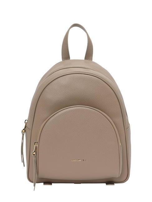 COCCINELLE GLEEN Rucksack aus Leder warmes Taupe - Damentaschen