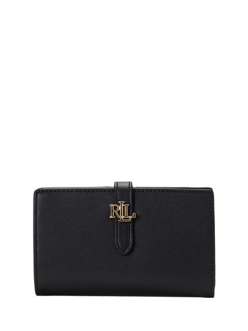 RALPH LAUREN CONTINENTAL Ledergeldbörse SCHWARZ - Brieftaschen Damen